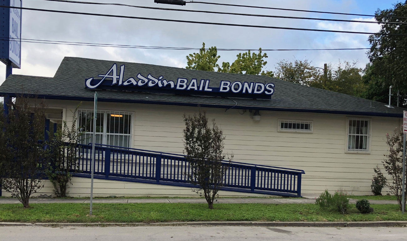 Aladdin Bail Bonds San Antonio Side Building Wheelchair Accessible